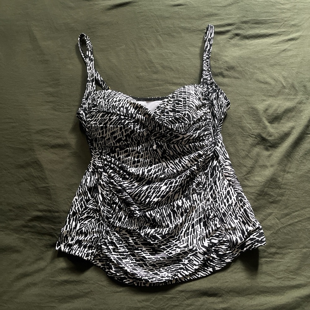 La Blanca Black and White Camisole